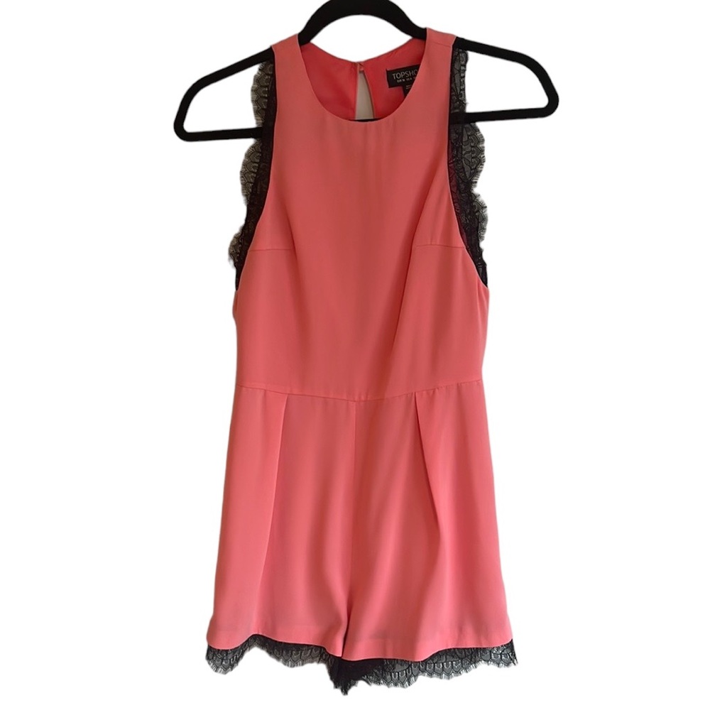 Topshop, Size 4, Pink Romper